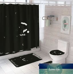 Wholesale Waterproof Series Shower Curtain Polyester Bathroom Curtain Factory Direct Supply Digital Printing Shower Curtain