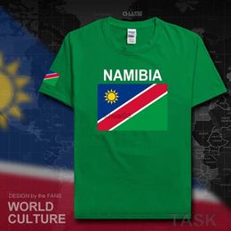 Men's T-Shirts Namibia mens t shirts 2017 jerseys nation team tshirt 100% cotton t-shirt clothing tees country sporting footballer NAM Namibian