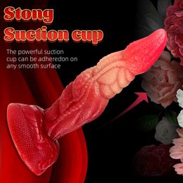 Dildos Inflamed Animal Octopus Antennae Special-shaped Make-up Penis Soft Silicone Dildo Vestibule Anal Plug Adult Products for Men and Women