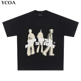 Oversized T Shirt Men Quick Drying Hip Hop T-Shirt Vintage 90s Streetwear Anime Harajuku Fashion Short Sleeve Top Gothic Clothes 240125