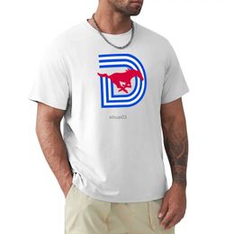 Men's T-Shirts NEW SMU / Dallas Football T-Shirt anime cute tops Aesthetic clothing heavyweight t shirts for men