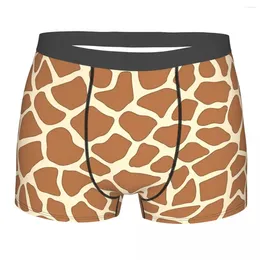 Underpants Camouflage Army Cotton Panties Man Underwear Sexy Giraffe Animal Print Shorts Briefs