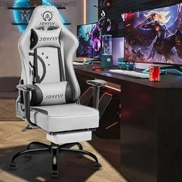 Other Furniture Gaming Chairs with Footrest Ergonomic High Back Gaming Chair for Adults Teens Reclining Computer Chair with Headrest Lumbar Q240129