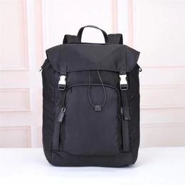 2022New waterproof nylon large capacity backpack classic Oxford textile fashion retro men's notebook backpack fashion thin tr2965