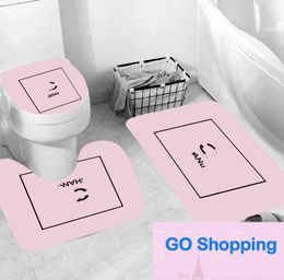 Quality Nordic Simple Ins Toilet Lid Cover Girl Good-looking Cosmetic Room Toilet U-Shaped Floor Mat