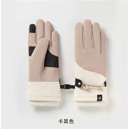 Five Fingers Gloves Classic Clover Splicing Pattern Gloves Unisex Leather Mittens Men Women Outdoor Gloves Drive Mittens