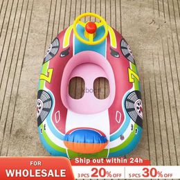 Other Pools SpasHG Large Thickened Car Horn Boat Baby And Child Swimming Seat Circle Steering Wheel Cross-border Covered Swim Ring YQ240129