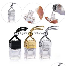 Wholesale Home Storage Ornament Fragrance Air Fresher Hanging Essential Oils Diffuser Empty Car Per Bottle 1 Pc Decor Bottles Drop De Dhpmk