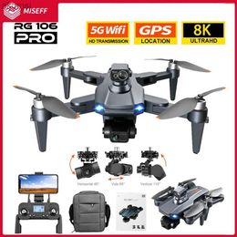 Drones 2023 Drone 8k Professional GPS 3 KM 3 Axis Brushless Gimbal RC Quadcopter Obstacle Avoidance Drones With Camera HD 4K 5G Dron YQ240129