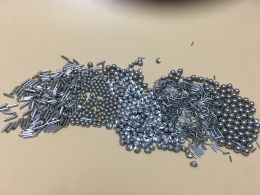 Alloy 452g Assorted Stainless Steel Beads Tumbling Media Shot mixed Polishing balls Jewellery polishing finisher