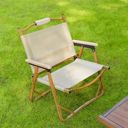 Camp Furniture Aluminum Alloy Folding Kemite Chair Outdoor Camping And Fishing Portable Beach Patio