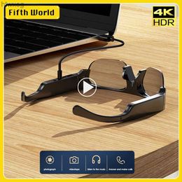 Sports Action Video Cameras Smart Glasses Wireless Bluetooth Sunglasses Outdoor Sports Photography Live Broadcast Hands Free Call Music YQ240129