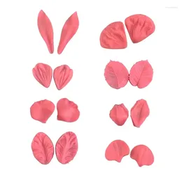 Baking Moulds 3D Petal Leaves Mousse Silicone Mould Fondant Cake Border Chocolate Mould