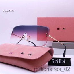 miui miui sunglasses Cycle Fashion Sports Polarise Miui Sunglass Mens Womans Summer Vintage Driving Beach Purple Rimless Square Sun Glasses 598