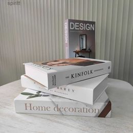 Other Table Decoration Accessories Photography Props Books Fashion Book Magazine Cover Room Study Soft Fake for Women's Living Home YQ240129