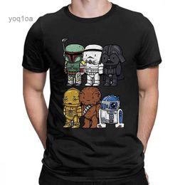 Men's T-Shirts Men's T Shirt Summer Tshirts Women Short Sleeve Yoda T-shirt Male Cartoon Darth Vader Female Top Tee Camiseta