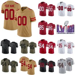 Football Super Bowls 85 George Kittle Jerseys 15 Jauan Jennings 3 Ray-Ray McCloud III 54 Fred Warner 57 Dre Greenlaw 29 Talanoa Hufanga 7 Charvarius Man Woman Youth