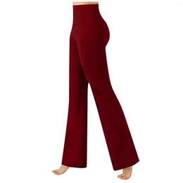 Women's Pants Womens Loose Fitting Wide Leg Casual Sports Yoga Fashion Dance Trousers High Waist Fitness Solid Color