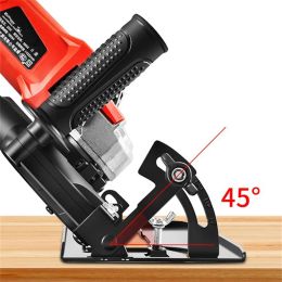 Mills 45°Angle Grinder Stand Cutting Base Dustproof Cover Machine Attachments Holder Adjustable Bracket Accessories Woodworking Tool