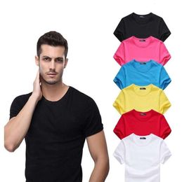 High quality cotton Big small Horse crocodile O-neck short sleeve t-shirt brand men T-shirts casual style for sport tide