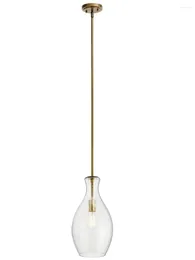 Pendant Lamps Nordic Modern Transparent Glass Bottle Lights Living Room Dining Bedside Kitchen Window Hanging Lighting