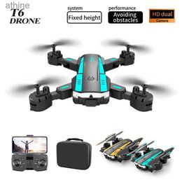 Drones T6 Drone with camera en ofert Aeroplane remote control Mini free shipping novel best selling professional drone helicopter Toys YQ240129