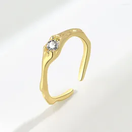 Cluster Rings Jianery Romantic Cute Round Set For Women Vintage Gold Silver Color Fashion Trendy Jewerly Accessories