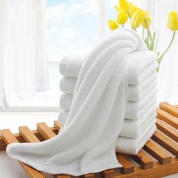 Towel 34x75cm White Cotton Face Towels 120g Quick-Dry Soft Absorbent Bath Beach For Home El Bathroom High Quality