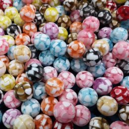 Alloy Wholesale 16mm 200pcs/bag Resin Beads With White Heart Shape Inside For Fashion Jewellery /DIY Hand Made