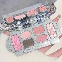 Flower Knows Swan Ballet Series Matte Eyeshadow Palette Fine Shimmer Pearl Face Glitter Eye Shadow Palette 240124