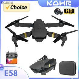 Drones KBDFA NEW E58 Mini Drone WiFi FPV Altitude Hold Foldable Quadcopter with Battery 1080P 4K HD Camera RC Helicopter Dron Toys Gift YQ240129