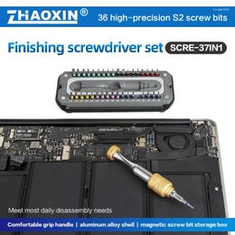 Professional Hand Tool Sets 37 In 1 Screwdriver Set Precision Magnetic Screw Driver Bits Mini Case Dismountable For Smart Home PC Phone