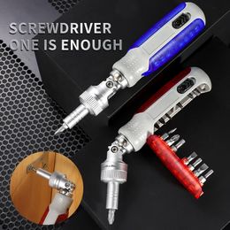 Multi Angle Bidirectional Ratchet Screwdriver Set 15 in 1 Torx Magnetic Screw Driver Bit Precision Screwdrivers for Mobile Phone 240123