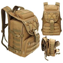 Hiking Bags Military Tactics Backpack Men Hiking Cross Country Camping Backpacks Large Capacity Outdoor Bags Army Assault Molle System Bag YQ240129