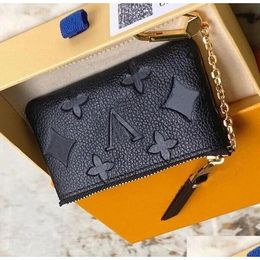 Wallets Special 4 Colors Key Pouch Zip Wallet Coin Leather Women Designer Purse 62650 Accessories Drop Delivery Bags Lage Holders Dhyw1