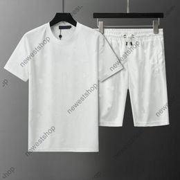 24SS Summer Mens Tracksuits Designer Tracksuit Sets letter Print Running Suits T-Shirt womens luxury jacquard sport suit Sportswear shirt