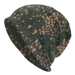 Berets Erbsenmuster Pea Dot German Camo Winter Bonnet Femme Slouchy Beanie Hat Military Army Camouflage Ski Skullies Beanies Cap Unisex