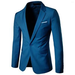 Men's Suits 2024 Business Comfort Casual Suit Man Wedding One Button Coat