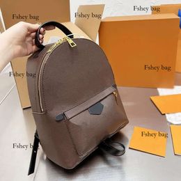 Mini çanta tasarımcısı okul palmiye bahar backpack kadınlar deri omuz messenger alışveriş çantaları cüzdanlar satchel tote m44873 s