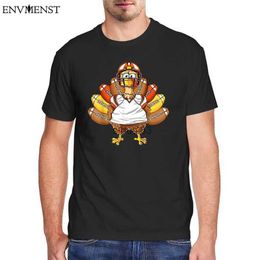 Men's T-Shirts Turkey Football Thanksgiving New Design Men's Graphic Short-sleeved Thankful Boys Vintage Shirts Oversized O-Neck Men's T-shirts