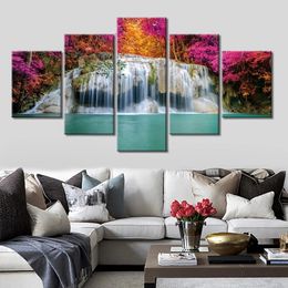 Canvas Painting Wall Art Waterfall nature Posters and Prints Wall Pictures Home Decor Decoration Home Decor 240127
