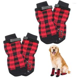 Dog Apparel Socks Winter Grip Shoes For Dogs Breathable Boots Protectors Sock Guard Small Medium Pets