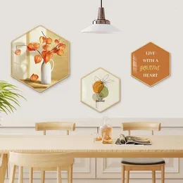 Frames Nordic Small Fresh Style Home Hanging Painting Living Room Background Wall Decoration Mural Fashionable Combination Triptych