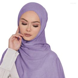 Ethnic Clothing Fashion Plian Women Chiffon Muslim Long Scarf Hijab Turban Islamic Foulard Shawls Scarves Female Headwrap Stoles Headcover