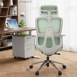 Other Furniture Computer Chair Swivel Rolling Reclining Office Chair for Home Office Green Gaming Gamer Desk Armchair Relaxing Backrest Massage Q240129