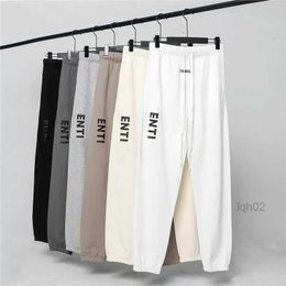 Men's Pants Designer Pant Fashion Sweatpants Men's Pants for Women High-end Luxury Casual Matcha Green Coffee Brown Loose Lace-up Jogging Suit U8dn