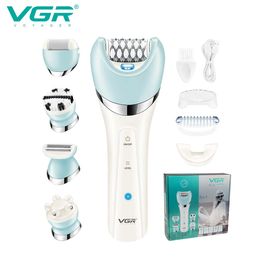 VGR Hair Epilator Electric Lady Shaver Underarms Leg Body Hair Removal Tool Bikini Epilator Portable Epilator for Women V-703 240124