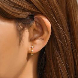 Stud CANNER 1PC 925 Sterling Silver Tassel Versatile Pierced Thread Stud Earrings For Women Ins Minimalism For Party Christmas Gift YQ240129