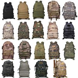 Hiking Bags Outdoor Tactical Pack / Bag/ Rucksack / Knapsack / Assault Combat Camouflage Tactical Molle 3D 40L Backpack YQ240129