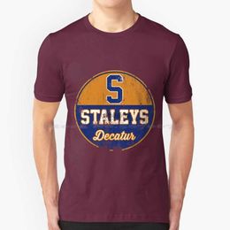Men's T-Shirts Decatur Staleys T Shirt 100% Cotton Tee Football Pennsylvania Steel City Sports Pa 412 Hockey Ben Roethlisberger Big Ben